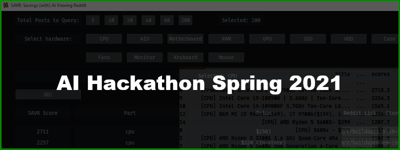 AI Hackathon Spring 2021